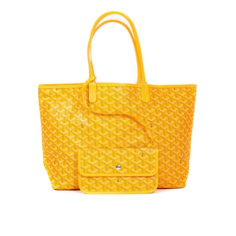 goyard tote yellow|reversible Goyard tote bag.